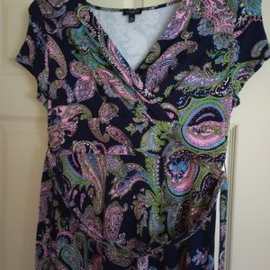Talbot's petite medium paisley dress
